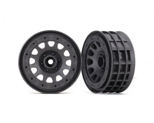 Traxxas TRX8171A Wielen, methode 105 2.2\" (antraciet, beadlock) (beadlock ringen worden apart verkoc