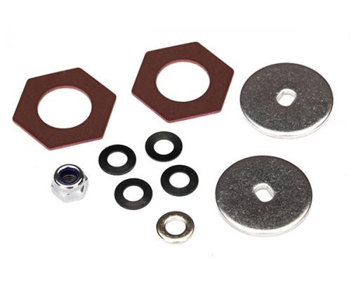 Traxxas TRX8254 Revisie Kit, slipper clutch (stalen schijf (2) / wrijving inzetstuk (2) / 4.0mm NL (