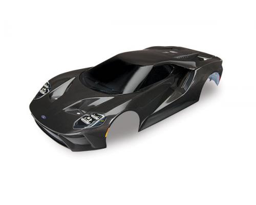 Traxxas TRX8311X Body, Ford GT, zwart (geschilderd, stickers toegepast)