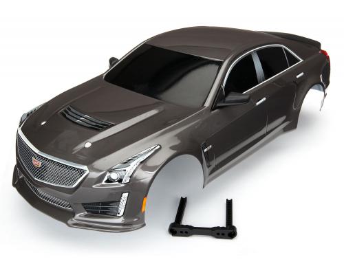 Traxxas TRX8391X Body, Cadillac CTS-V, zilver (geverfd, emblemen aangebracht)