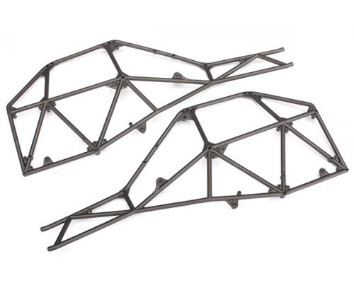 Traxxas TRX8430X Buischassis, zijdeel (links en rechts) (satijn zwart verchroomd)