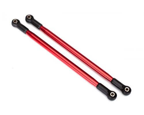 Traxxas TRX8542R Ophangarm, achter (boven) (aluminium, rood geanodiseerd) (10x206mm, van midden naar