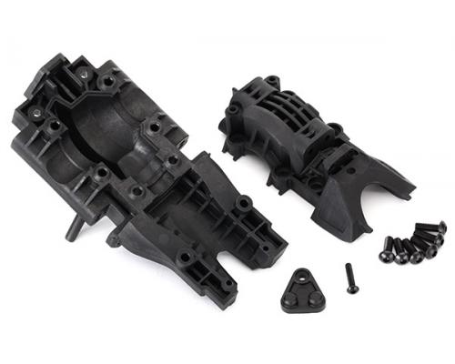 Traxxas TRX8629 Bulkhead, achter (boven en onder) / 4x12mm BCS (6) (vereist chassis 8622)