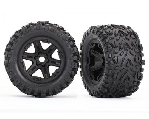 Traxxas TRX8672 Banden met velgen (zwart-gemonteerd) Talon 3.8\"