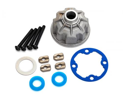 Traxxas TRX8681X Drager, differentieel (aluminium) / x-ring pakkingen (2) / keerring pakking / space