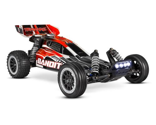 Traxxas Bandit TQ 2,4GHz LED-lampjes (incl. batterij/oplader) - Zwart/Rood