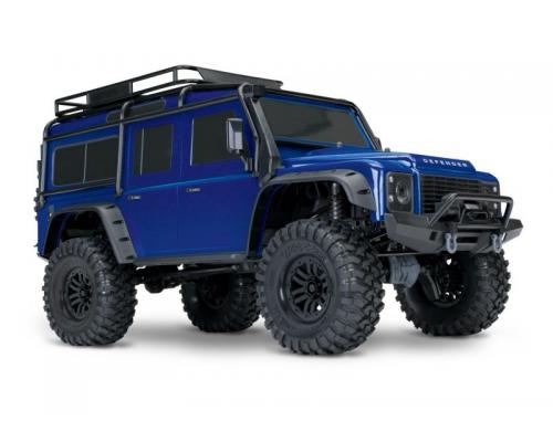 Traxxas TRX-4 Land Rover Defender Crawler Adventure Edition, Metalic Blauw zonder Accu, zonder Lader