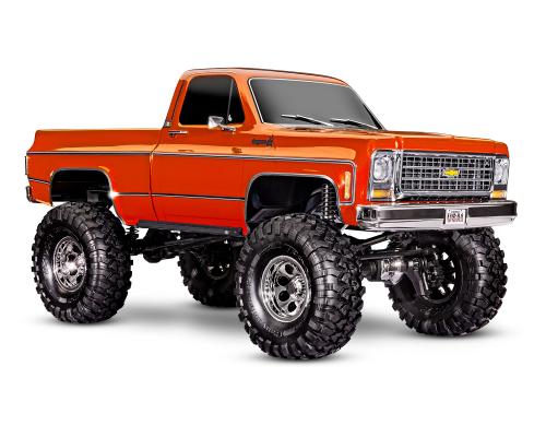 Traxxas TRX-4 Scale and Trail Crawler met Chevrolet K10 Truck Body Metalic Koper uit 1979: 4WD elekt