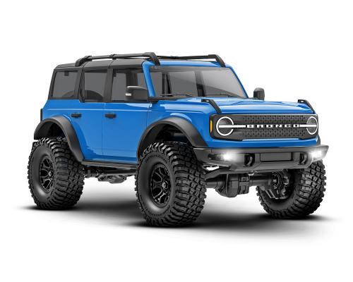 Traxxas TRX-4M 1/18 Scale en Trail Crawler Ford Bronco 4WD Electrische Truck met TQ Blauw TRX97074-1