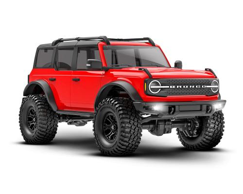 Traxxas TRX-4M 1/18 Scale en Trail Crawler Ford Bronco 4WD Electrische Truck met TQ Rood TRX97074-1R