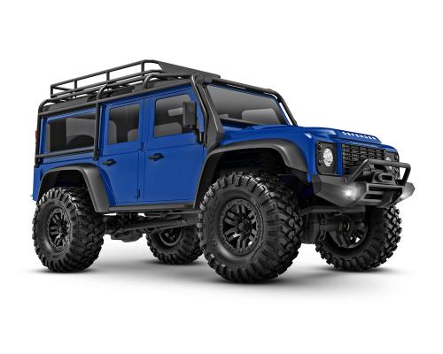 Traxxas TRX-4M 1/18 Schaal en Trail Crawler Land Rover 4WD Elektrische Truck met TQ Blauw TRX97054-1