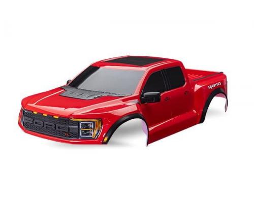 Traxxas TRX10112-RED BODY, FORD RAPTOR R, COMPLEET (ROOD)