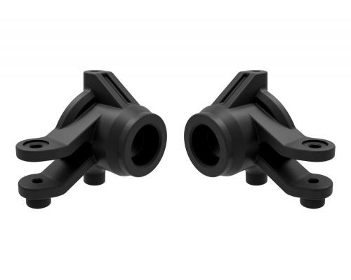 Traxxas TRX10736-BLK Steering blocks, left & right (black)