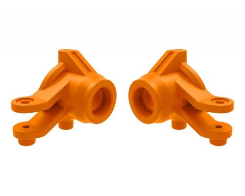 Traxxas TRX10736-ORNG Steering blocks, left & right (orange)