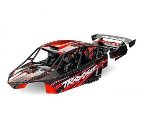Traxxas TRX10911-RED Body,Pro Scale Sand Car, rood (geverfd, decals aangebracht)