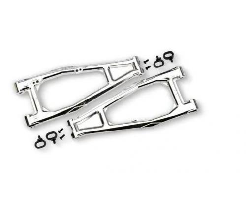 Traxxas TRX10929-CHRM Suspension arm, upper (left or right, front) (2)