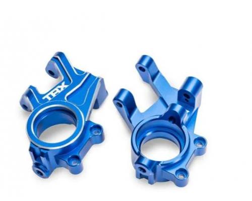 Traxxas TRX10936-BLUE Steering blocks, 6061-T6 aluminum (blue-anodized)