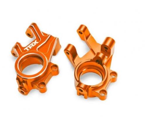 Traxxas TRX10936-ORNG Steering blocks, 6061-T6 aluminum (orange-anodized)
