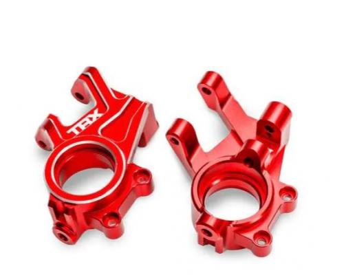 Traxxas TRX10936-RED Steering blocks, 6061-T6 aluminum (red-anodized)
