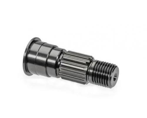 Traxxas TRX10953-GRAY Stub axle, front, 6061-T6 aluminum (gray-anodized)