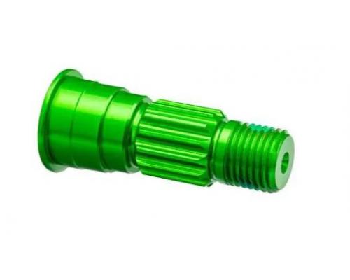 Traxxas TRX10953-GRN Stub axle, front, 6061-T6 aluminum (green-anodized)