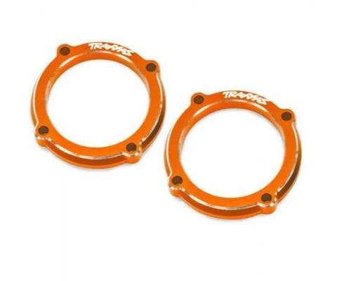 Traxxas TRX10969-ORNG Retainer, LED light pod (orange-anodized 6061-T6 aluminum) (2)