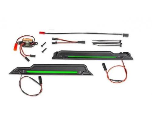 Traxxas TRX10998-GRN LED light kit, green, complete (underbody)