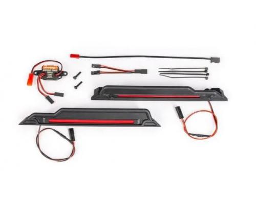 Traxxas TRX10998-RED LED light kit, red, complete (underbody)