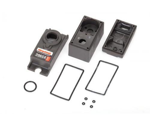 Traxxas TRX2063X Servo-behuizing / pakkingen (voor 2065X Metalen Tandwiel, Waterproof, Sub-Micro Ser