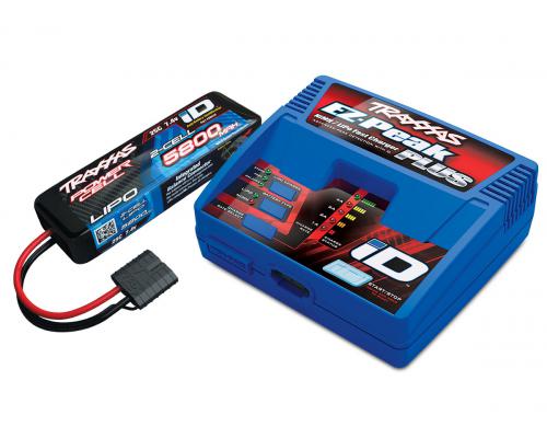 Traxxas TRX2992GX Accu / lader compleet pakket (inclusief 2970 iD lader (1) en 2843X 7.4V 5800mAh 25