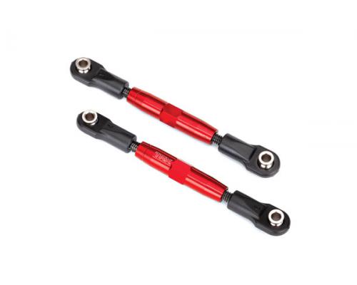 Traxxas TRX3643R Camber links, voor (TUBES rood geanodiseerd, 7075-T6 aluminium, sterker dan titaniu