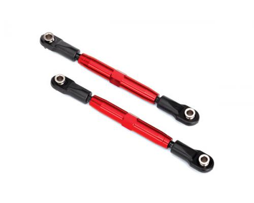 Traxxas TRX3644R Camber links, achter (TUBES rood geanodiseerd, 7075-T6 aluminium, sterker dan titan