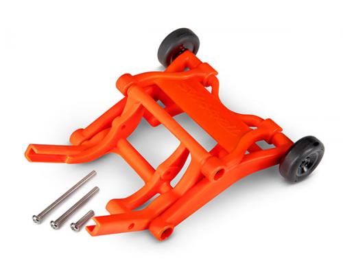 Traxxas TRX3678T Wheelie bar, gemonteerd (oranje) (past op Slash, Stampede, Rustler, Bandit serie)