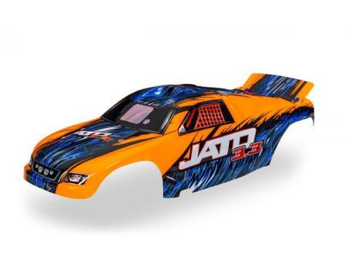 Traxxas TRX5511T Body, Jato, oranje geverfd, decals aangebracht)