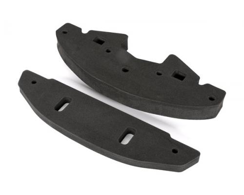 Traxxas TRX6437X Bodybumpers, schuim (voor & achter)