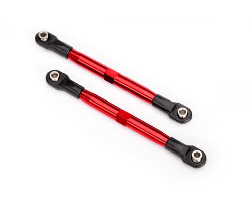 Traxxas TRX6742R Teenverbindingen (TUBES rood geanodiseerd, 7075-T6 aluminium, sterker dan titanium)