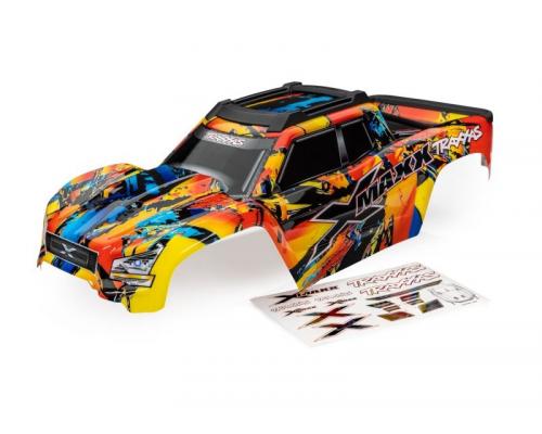 Traxxas TRX7811X Body XMAXX Solar-Flare met sticker **TRAXXAS