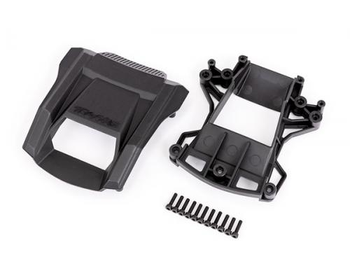 Traxxas TRX7814 Skid pads (hood scoop)/ mount/3x12mm CS (11) (bevestigt aan 7812 body)