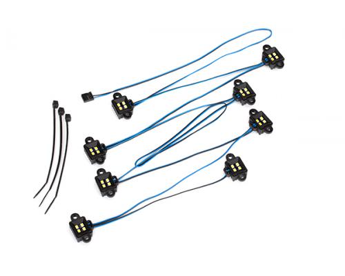 Traxxas TRX8026X led-rotslichtset, TRX-4 (vereist 8028 voeding en 8018, 8072 of 8080 binnenste spatb