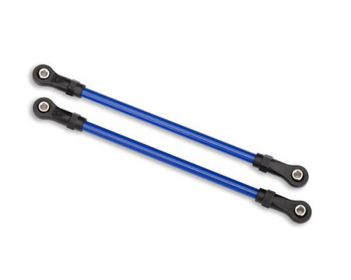 Traxxas TRX8142X Ophangarmen, achterste boven, blauw (2) (5x115 mm, gepoedercoat staal) (samengestel