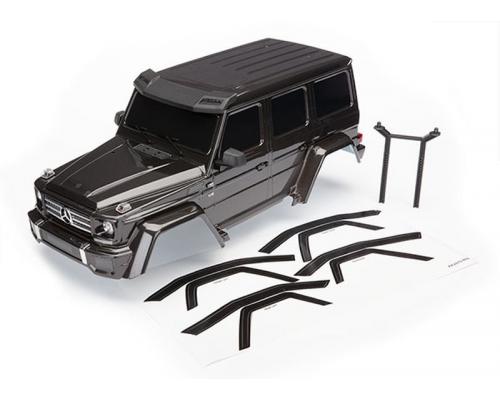 Traxxas TRX8811R Body, Mercedes-Benz G 500 4x4, compleet (zwart) (inclusief achterste carrosserieste