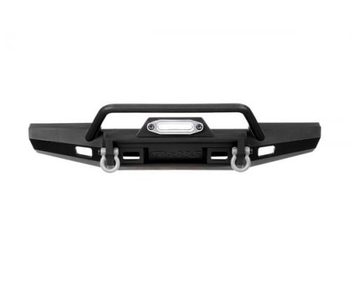 Traxxas TRX8865 Bumper, voorkant, lier, smal (inclusief bumpersteun, D-ringen, kabelgeleider, hardwa