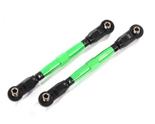 Traxxas TRX8948G Toe links, voorzijde (TUBES groen geanodiseerd, 7075-T6 aluminium, sterker dan tita