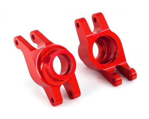 Traxxas TRX8952R Dragers, fusee (rood geanodiseerd 6061-T6 aluminium) (achter) (2)