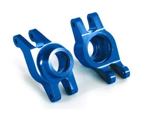 Traxxas TRX8952X Dragers, fusee (blauw geanodiseerd 6061-T6 aluminium) (achter) (2)