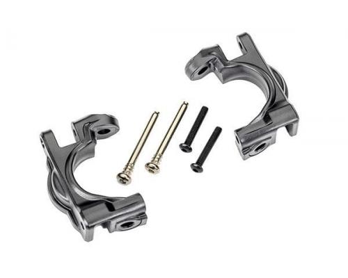 Traxxas TRX9032-GRAY CASTER BLOCKS (C-HUBS), EXTREME HEAVY DUTY, GRIJS (LINKS & RECHTS)