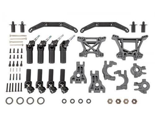 Traxxas TRX9080-GRAY OUTER DRIVELINE & SUSPENSION UPGRADE KIT, EXTREME HEAVY DUTY, GRIJS