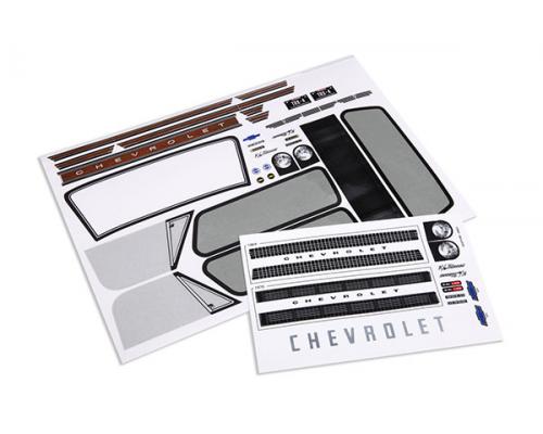 Traxxas TRX9113  Stickerbladen, Chevrolet Blazer (1969-1972)