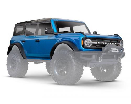 Traxxas TRX9211A Body, Ford Bronco (2021), compleet, Velocity Blue (gelakt) (inclusief grille, zijsp