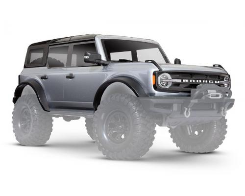 Traxxas TRX9211G  Body, Ford Bronco (2021), compleet, Iconic Silver (gelakt) (inclusief grille, zijs